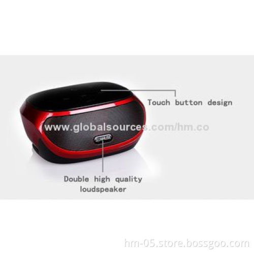 Mini Portable HIFI Wireless Bluetooth Speaker for iPhone Touch Screen USB/TF/FM MIC Rechargeable